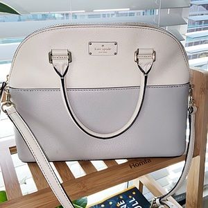 Kate Spade Grey & White Purse